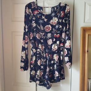 One Clothing- Floral Romper Large